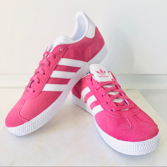 NIB Adidas Originals Pink Suede Gazelle - Picture 2 of 8